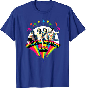The Beatles - Magical Mystery Tour with band members, Black, S T-Shirt - T-Shirt | Royal