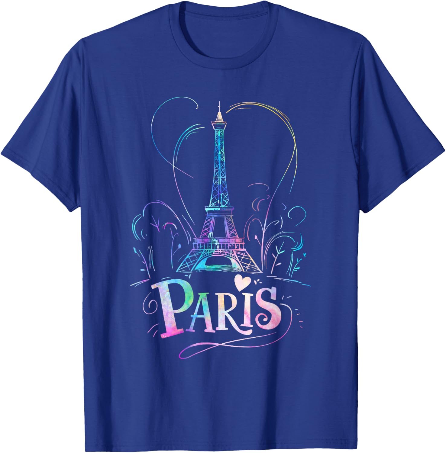 Eiffel Tower Paris Holiday France Souvenir Women Girls T-Shirt - T-Shirt | Royal