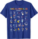 Social Worker Alphabet ABCs Funny Social Work Month T-Shirt - T-Shirt | Royal