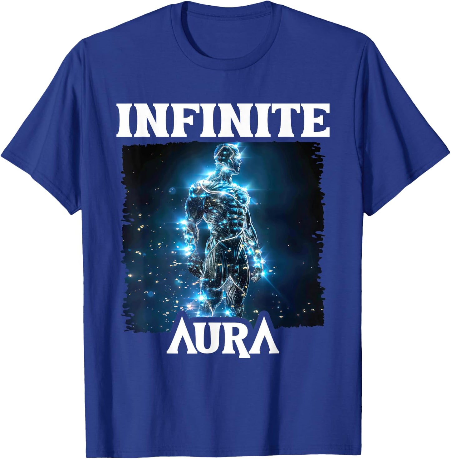 Aura Infinite Maximum Points Humor Meme Aura , Black, S T-Shirt - T-Shirt | Royal