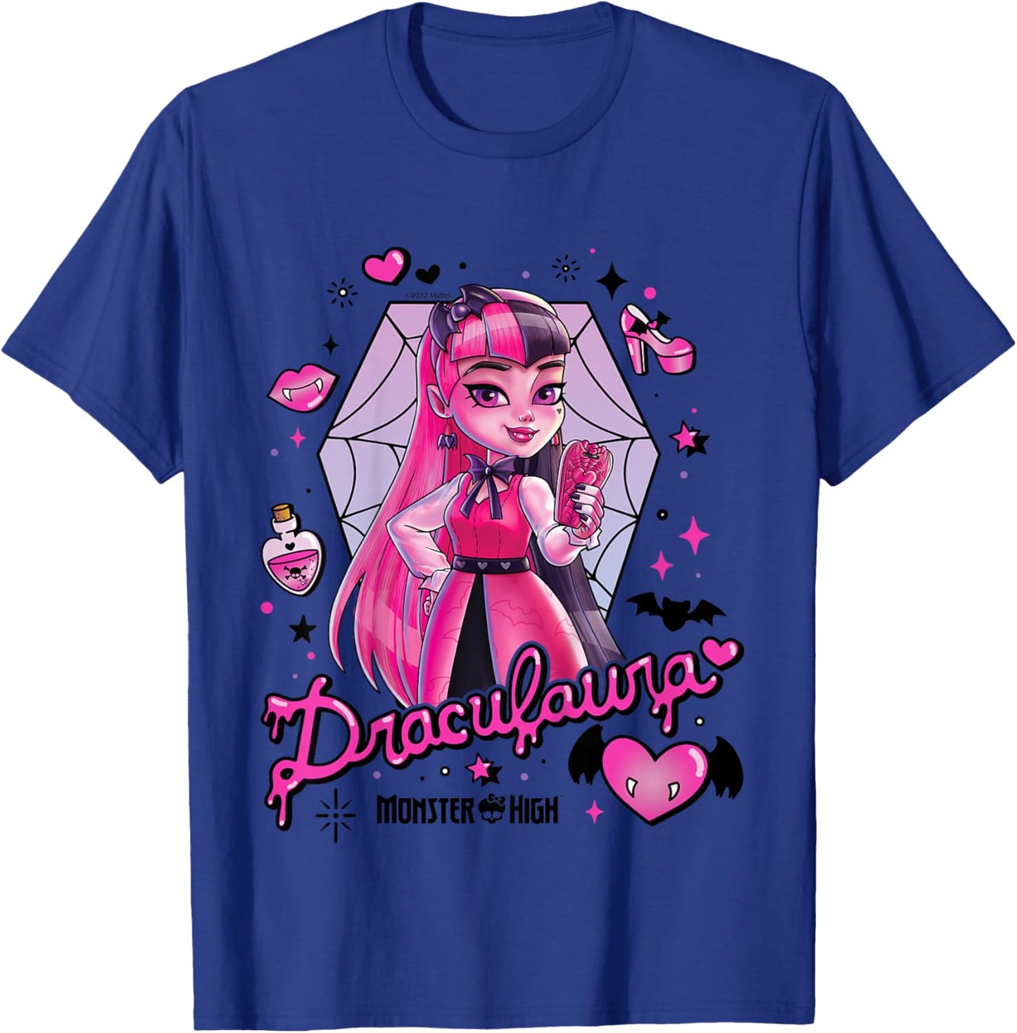 Children's Monster High Draculara , blue T-Shirt - T-Shirt | Royal