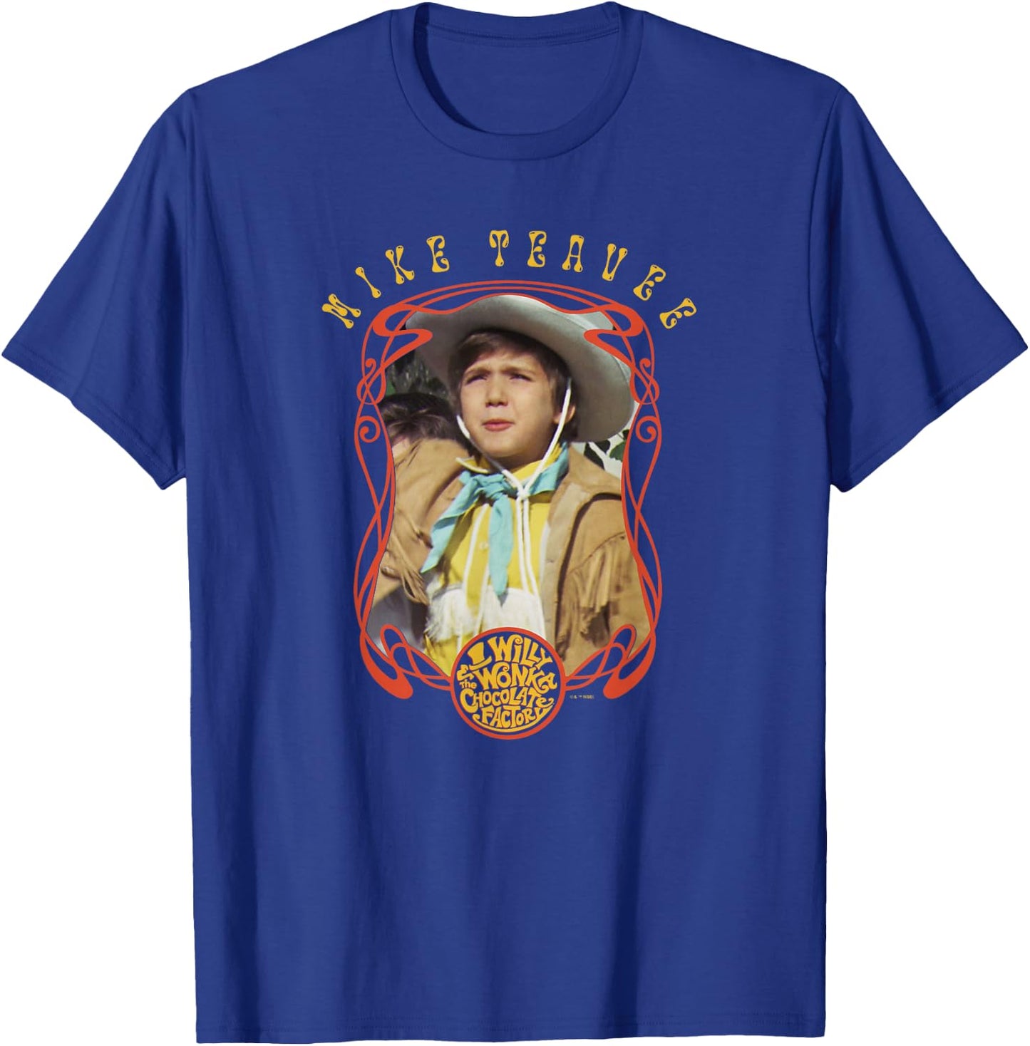 Willy Wonka And The Chocolate Factory Mike Teavee Frame T-Shirt - T-Shirt | Royal