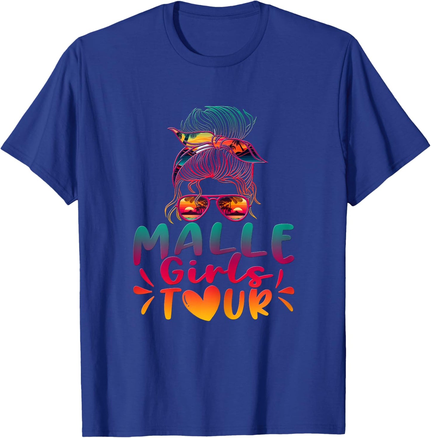 Damen Malle Girls Tour Mädelsabend Mallorca Party Urlaub T-Shirt - T-Shirt | Royal
