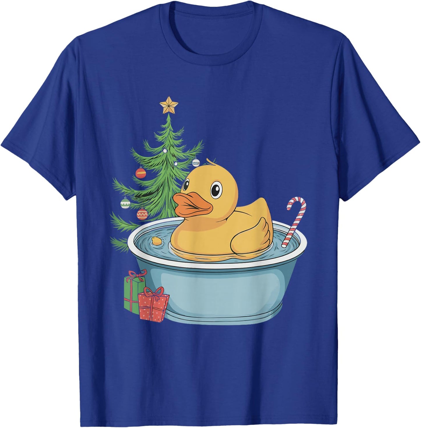 Rubber Duck Christmas T-Shirt - T-Shirt | Royal