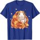 Guinea Pig Drinking Coffee Autumn Fall Guinea Pig Lover T-Shirt - T-Shirt | Royal