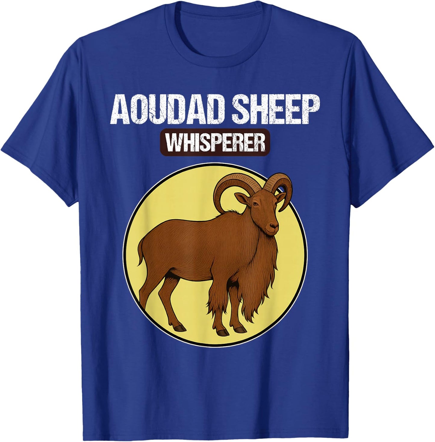 Aoudad Sheep Whisperer Aoudad Sheep T-Shirt - T-Shirt | Royal