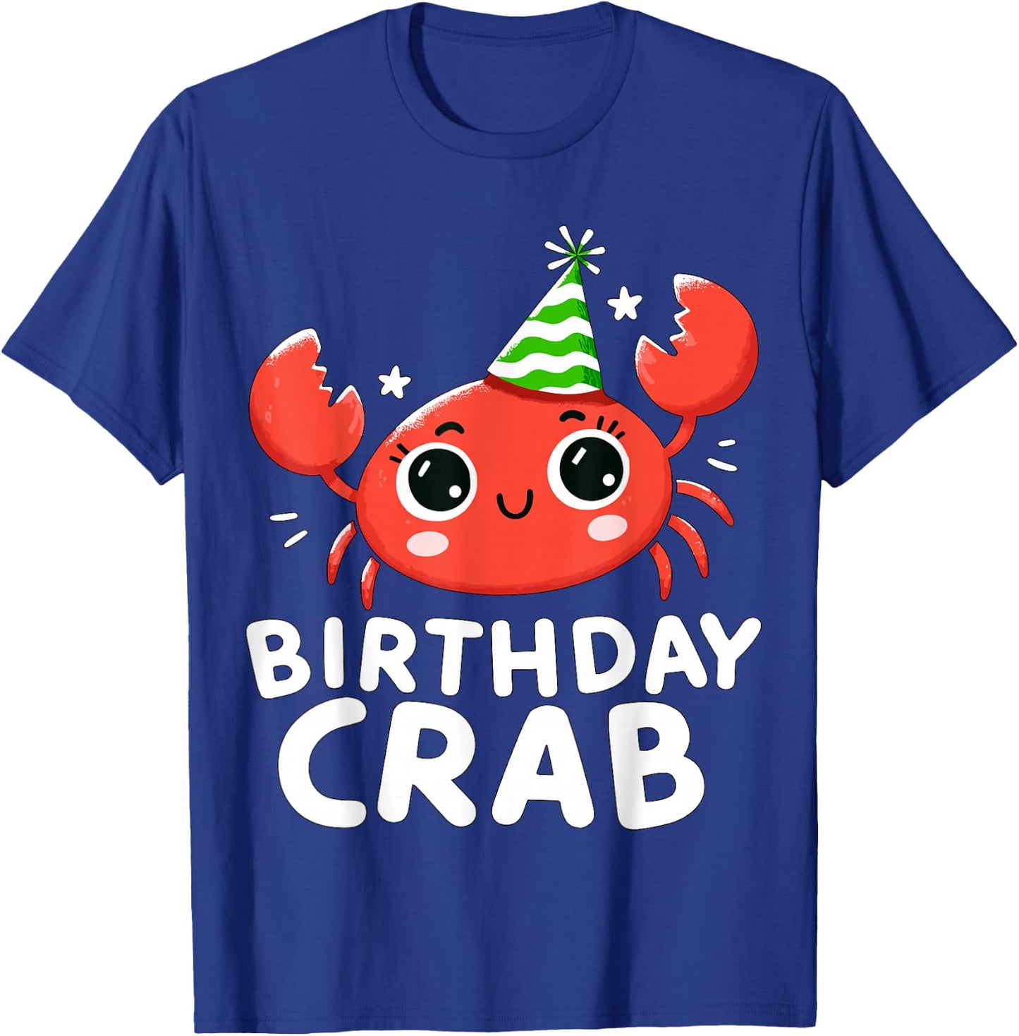 Birthday Crab Party T-Shirt - T-Shirt | Royal