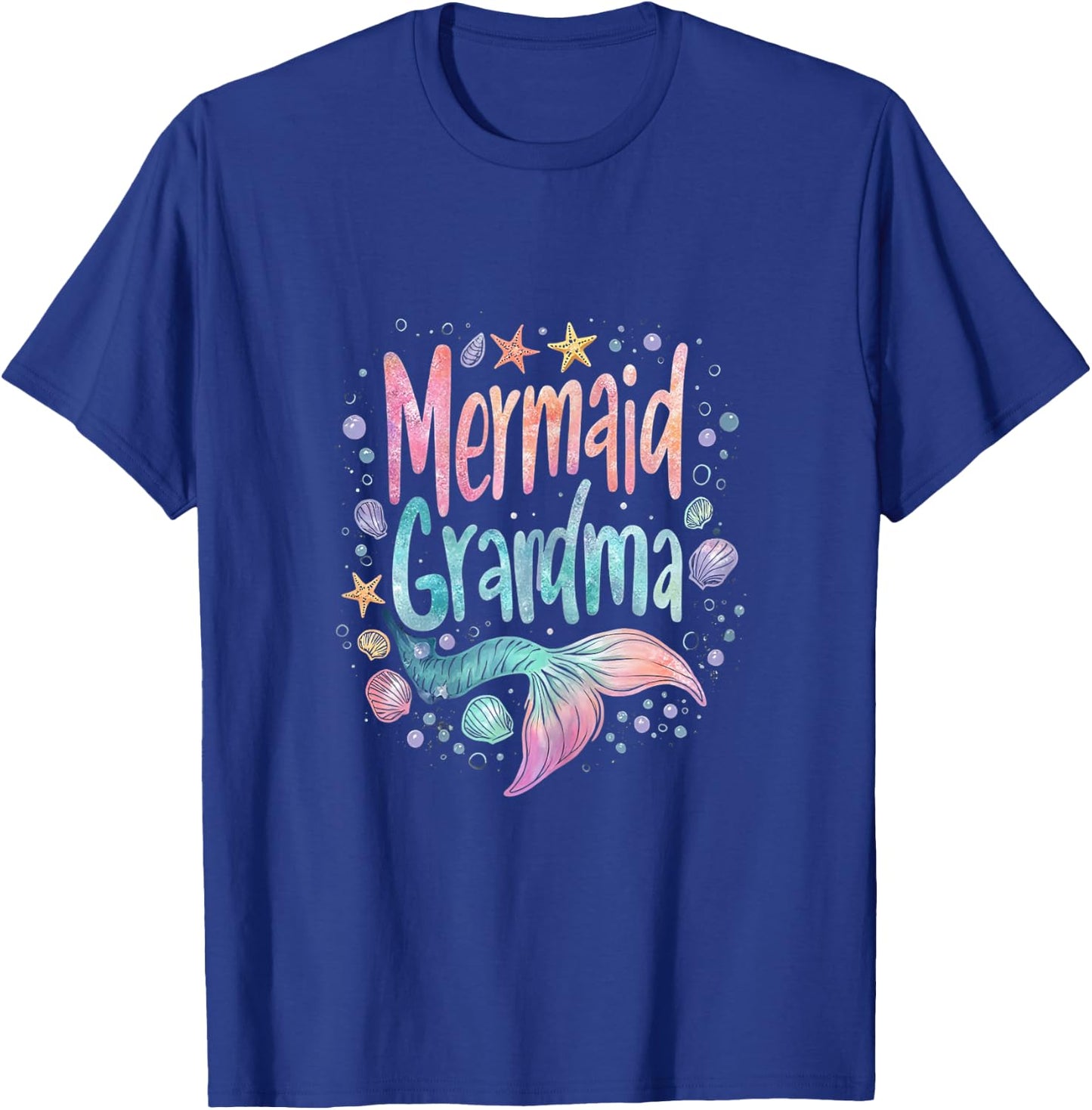 Mermaid Grandma T-Shirt - T-Shirt | Royal