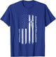 Christian American Flag Cross USA Christian Patriotic T-Shirt - T-Shirt | Royal