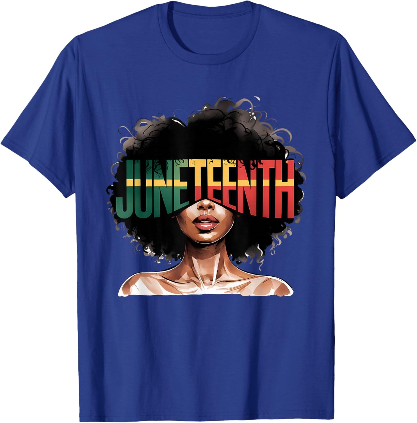 Black History Month African American Juneteenth Women T-Shirt - T-Shirt | Royal