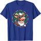 Reindeer in Here Christmas Blizzard Holiday Framed Portrait T-Shirt - T-Shirt | Royal