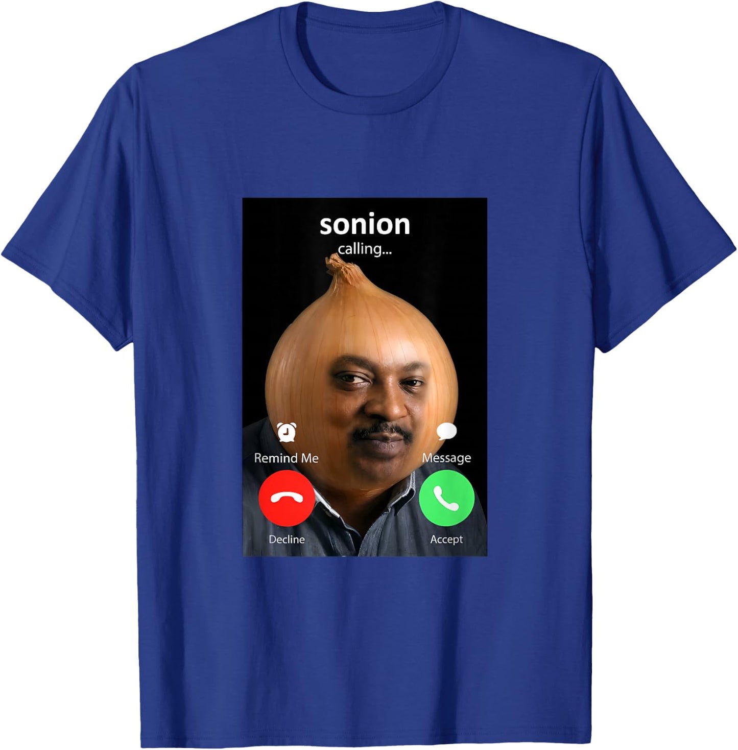 Funny Sonion Calling Tuff Meme GenZ T-Shirt - T-Shirt | Royal