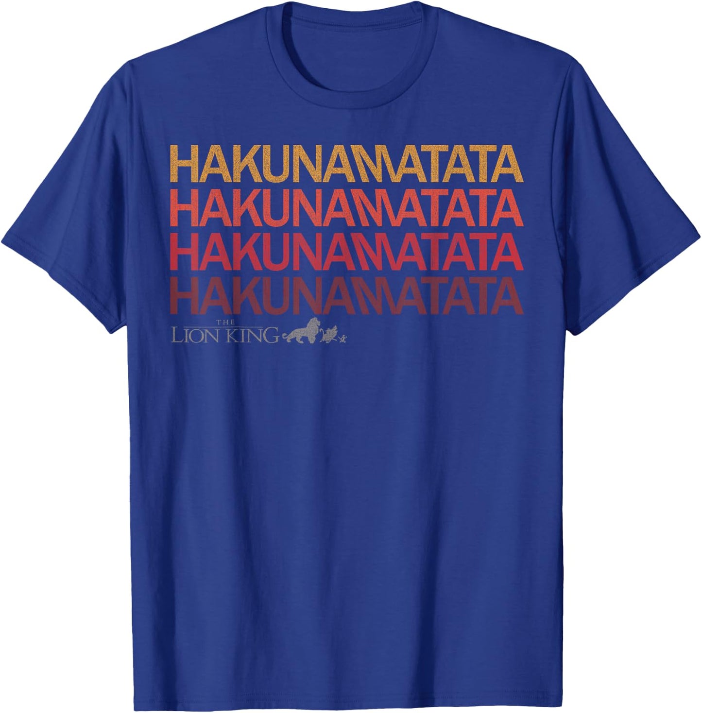 Disney Lion King Hakuna Matata Sunset Colors Graphic T-Shirt - T-Shirt | Royal
