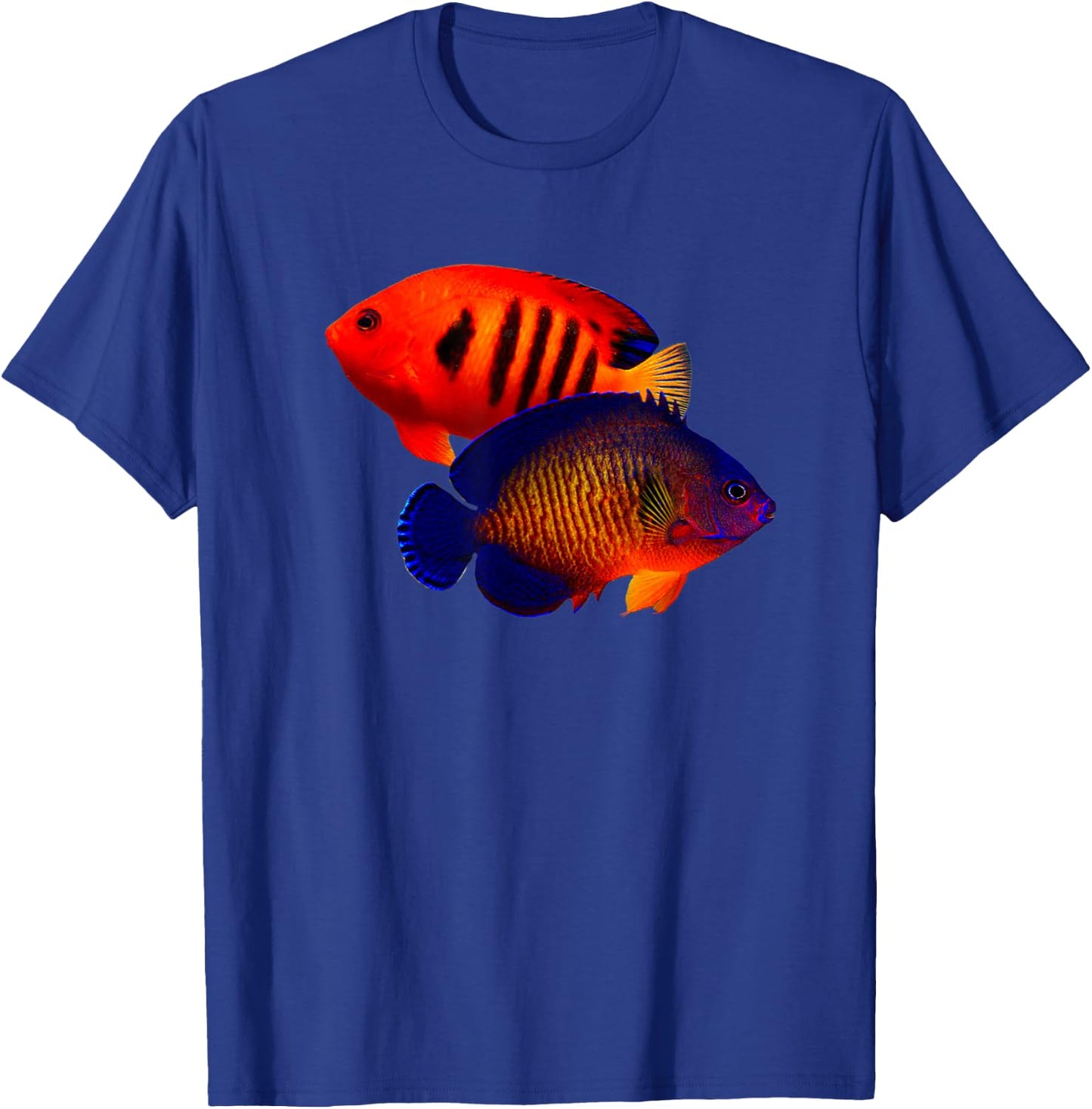 Saltwater Dwarf Angelfish Flame Angel Coral Beauty Reef T-Shirt - T-Shirt | Royal
