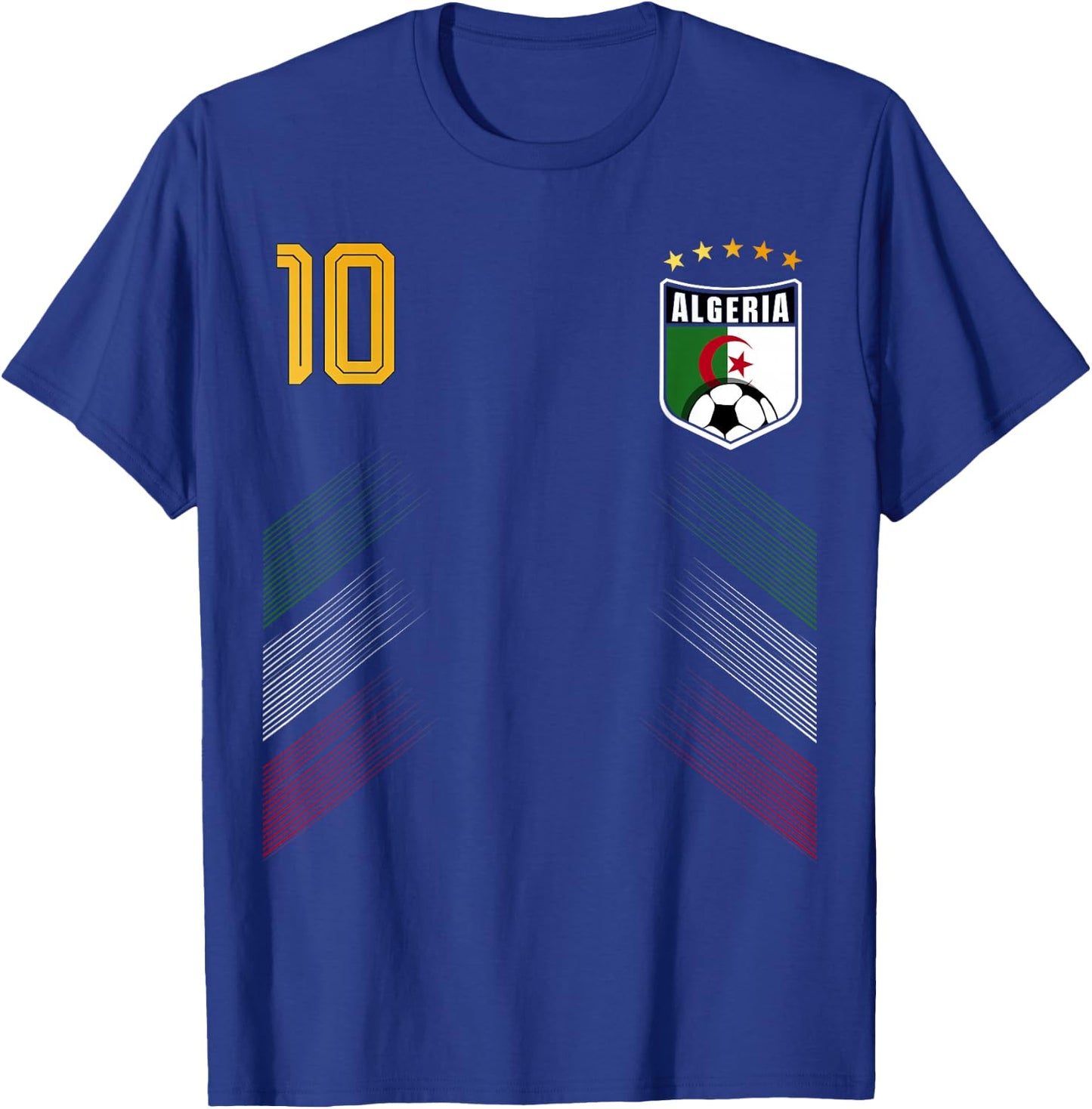 Retro Algeria Flag Algerian Pride Lovers T-Shirt - T-Shirt | Royal