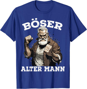 Böser Alter Mann Hardrock Heavy Metal Opa T-Shirt - T-Shirt | Royal