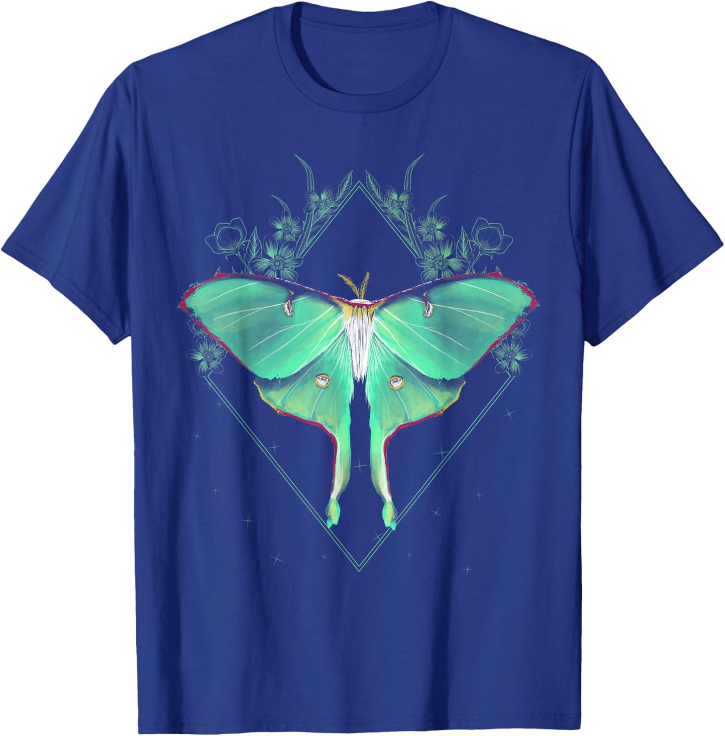 Cute Luna Moth Beautiful Butterfly Insect Lover Themed Small T-Shirt - T-Shirt | Royal