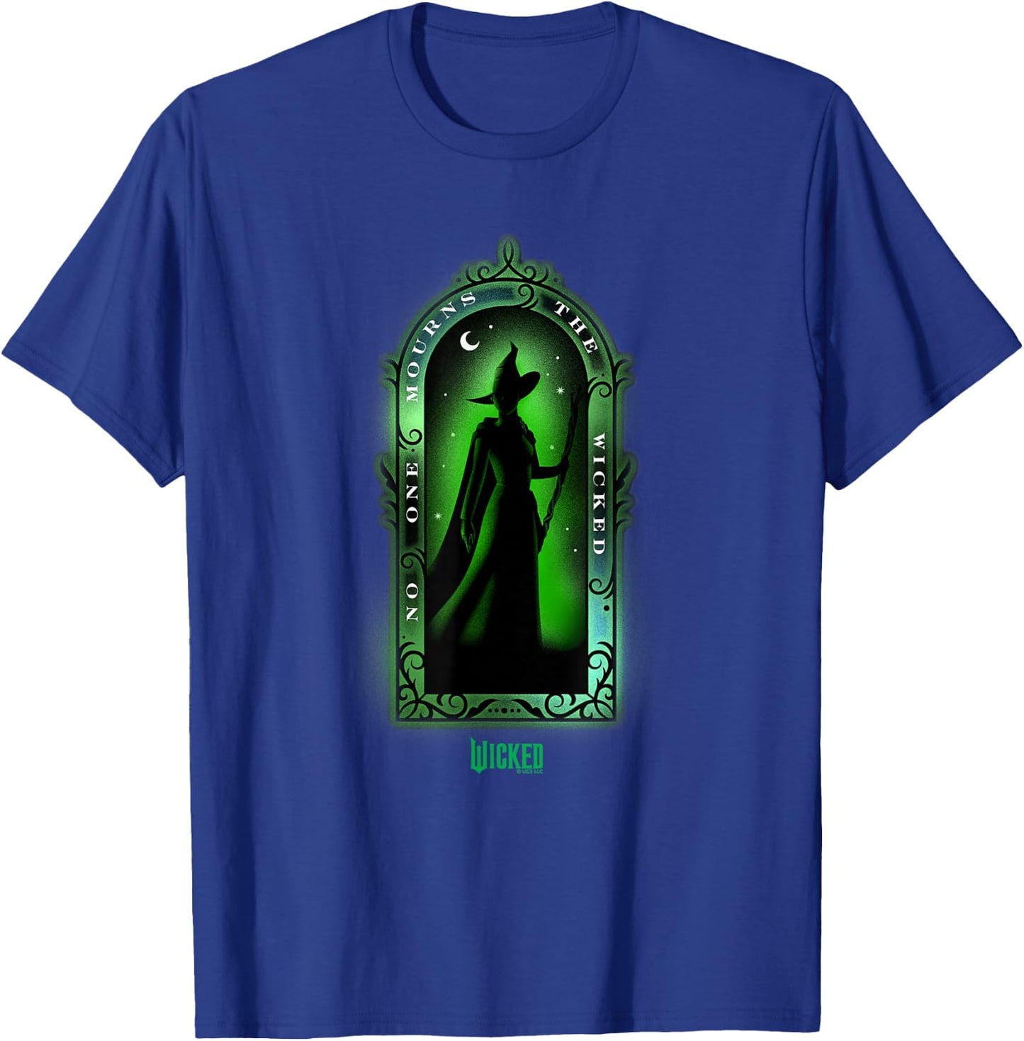 Wicked Elphaba No One Mourns The Wicked , Black, S T-Shirt - T-Shirt | Royal