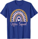 Office Squad Rainbow Leopard School Secretary Administrative T-Shirt - T-Shirt | Royal