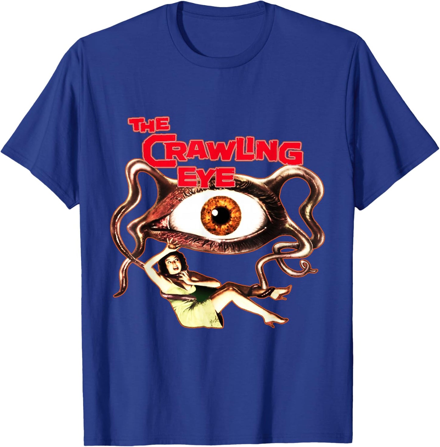 Vintage Horror The Crawling Eye T-Shirt - T-Shirt | Royal