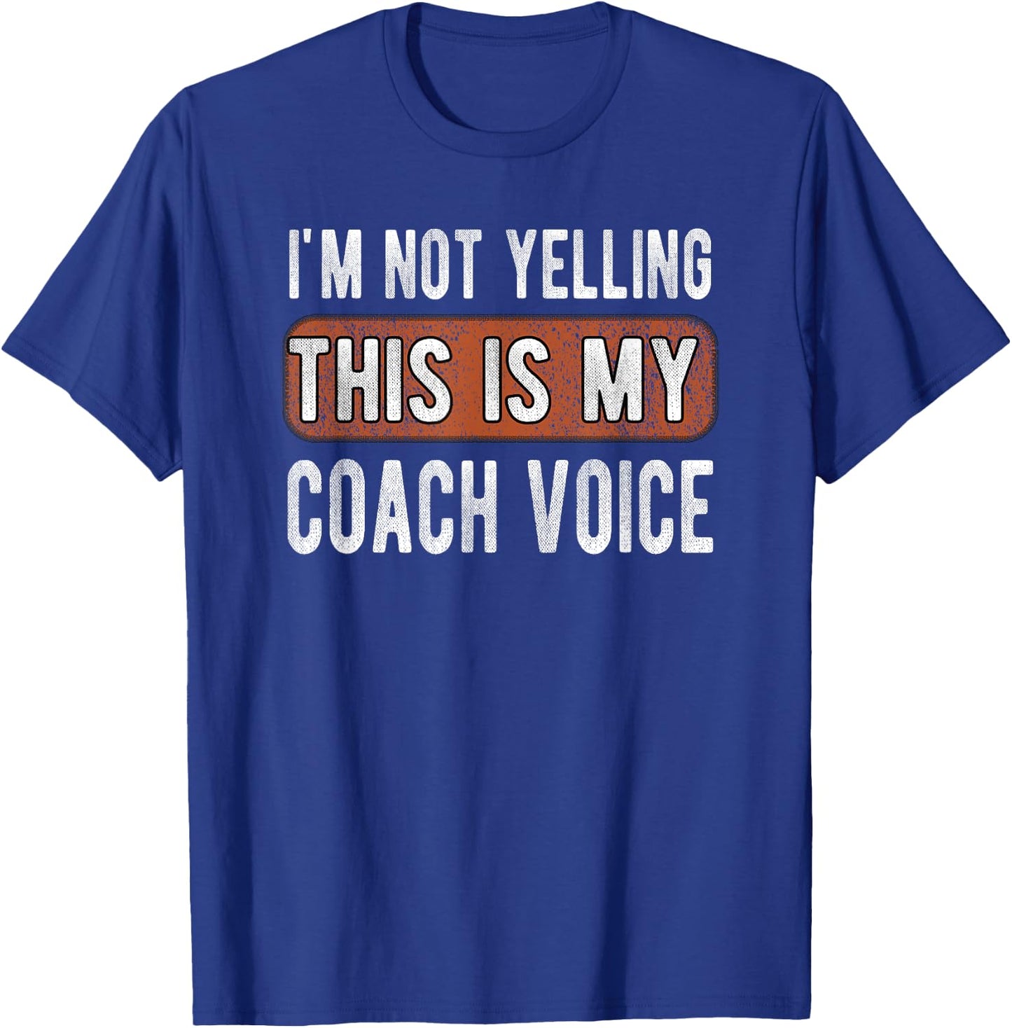 This Is My Coach Voice Coaching T-Shirt - T-Shirt | Royal