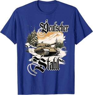 Deutscher Stahl Tiger Panzer 2 WK Panzerfahrer Soldaten T-Shirt - T-Shirt | Royal