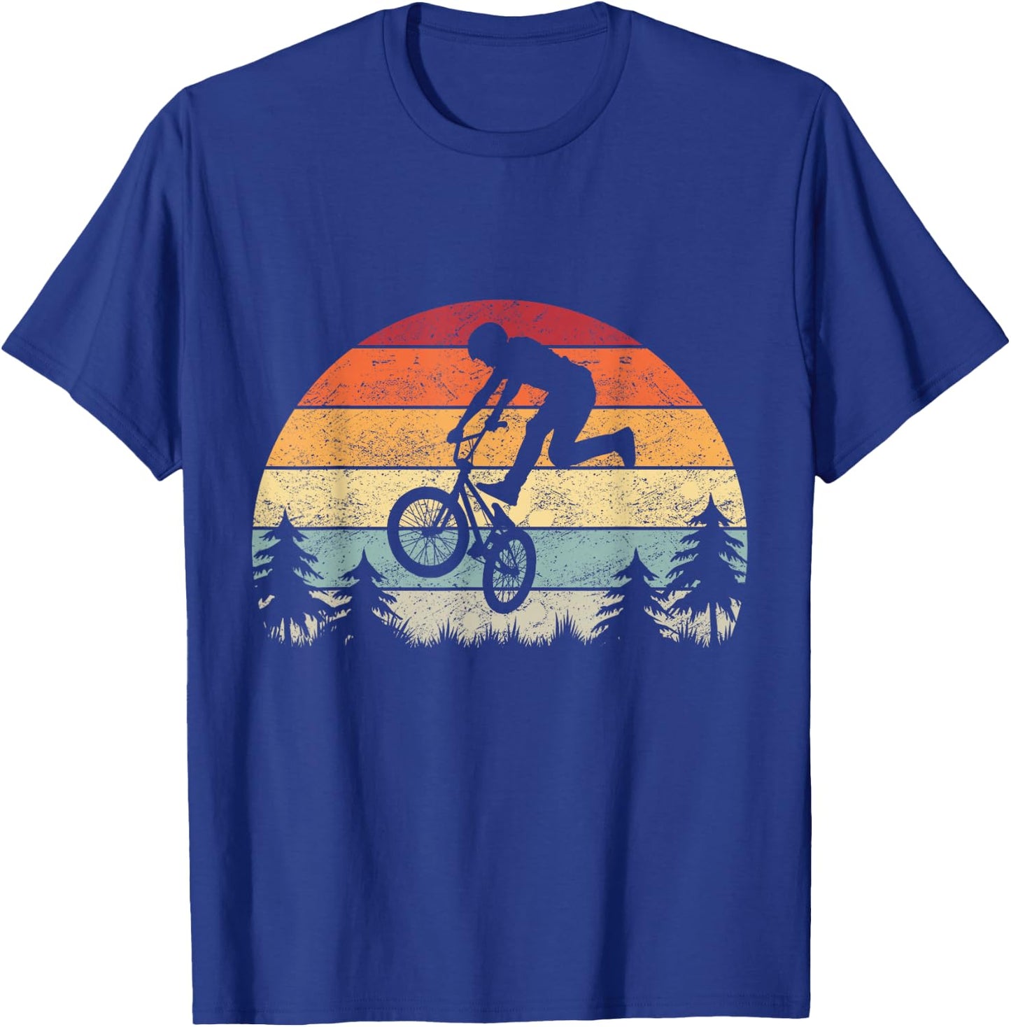 BMX Vintage Bicycle Fans BMX Stunt Boys BMX Accessory , black T-Shirt - T-Shirt | Royal