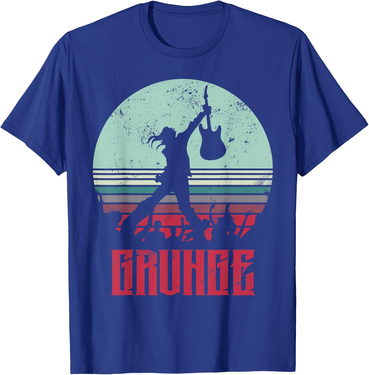 Grunge 80s & 90s Music Designs And Gift T-Shirt - T-Shirt | Royal