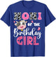 Noni Of The Birthday Girl Farm Cow 1St Birthday Party T-Shirt - T-Shirt | Royal