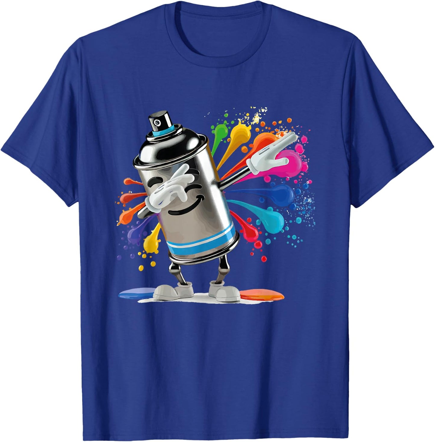 Graffiti Graffito Street Art Stencil Spray T-Shirt - T-Shirt | Royal