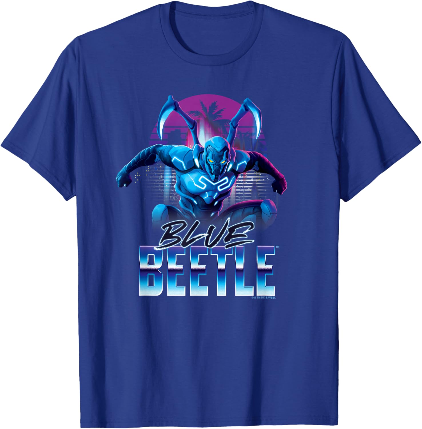 Blue Beetle Movie City Protector T-Shirt - T-Shirt | Royal