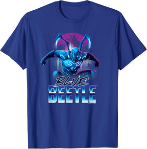 Blue Beetle Movie City Protector T-Shirt - T-Shirt | Royal