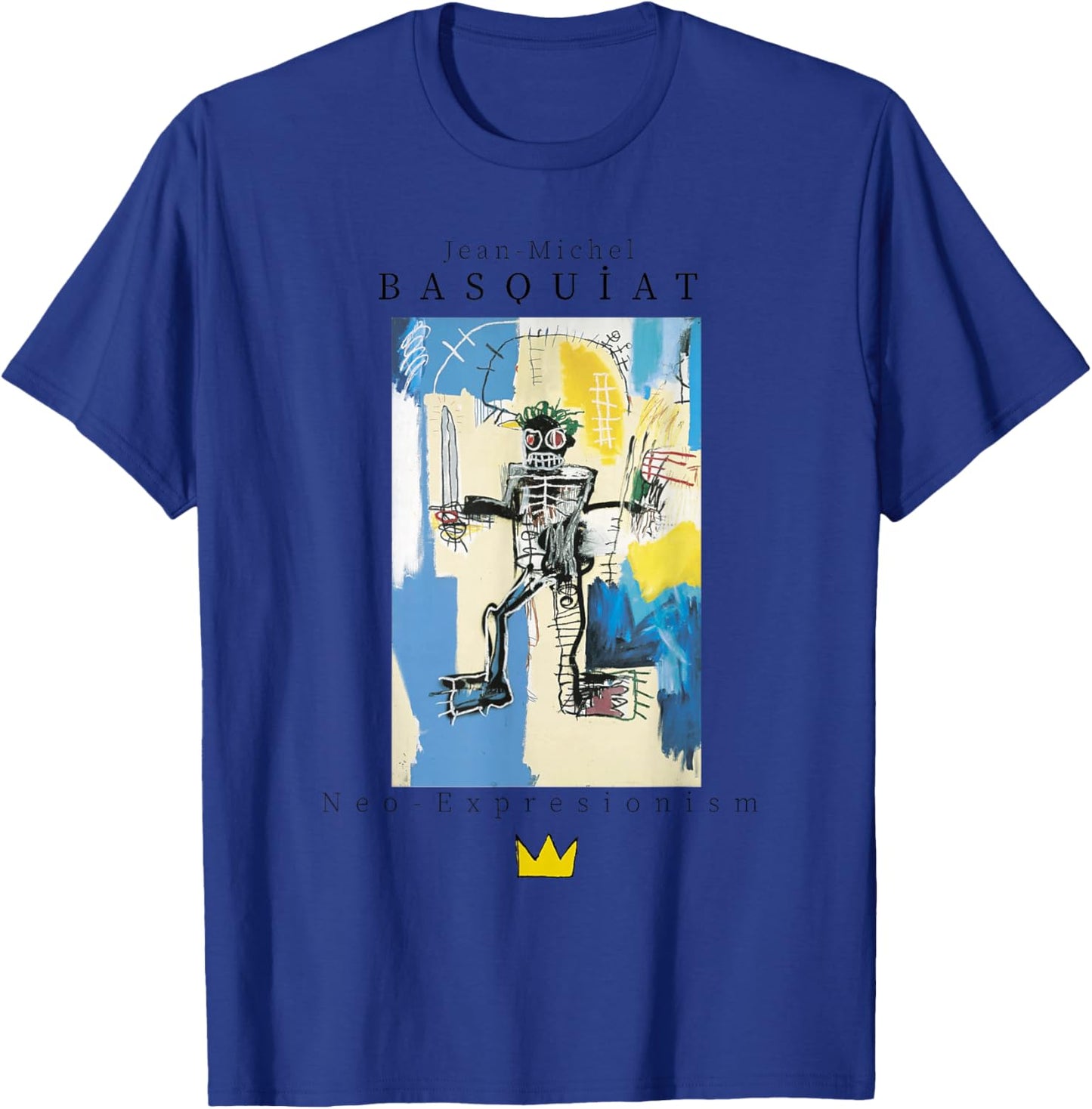 Urban, Streetwear, Grafik, Basquiat, Kunst, Abstrakt T-Shirt - T-Shirt | Royal