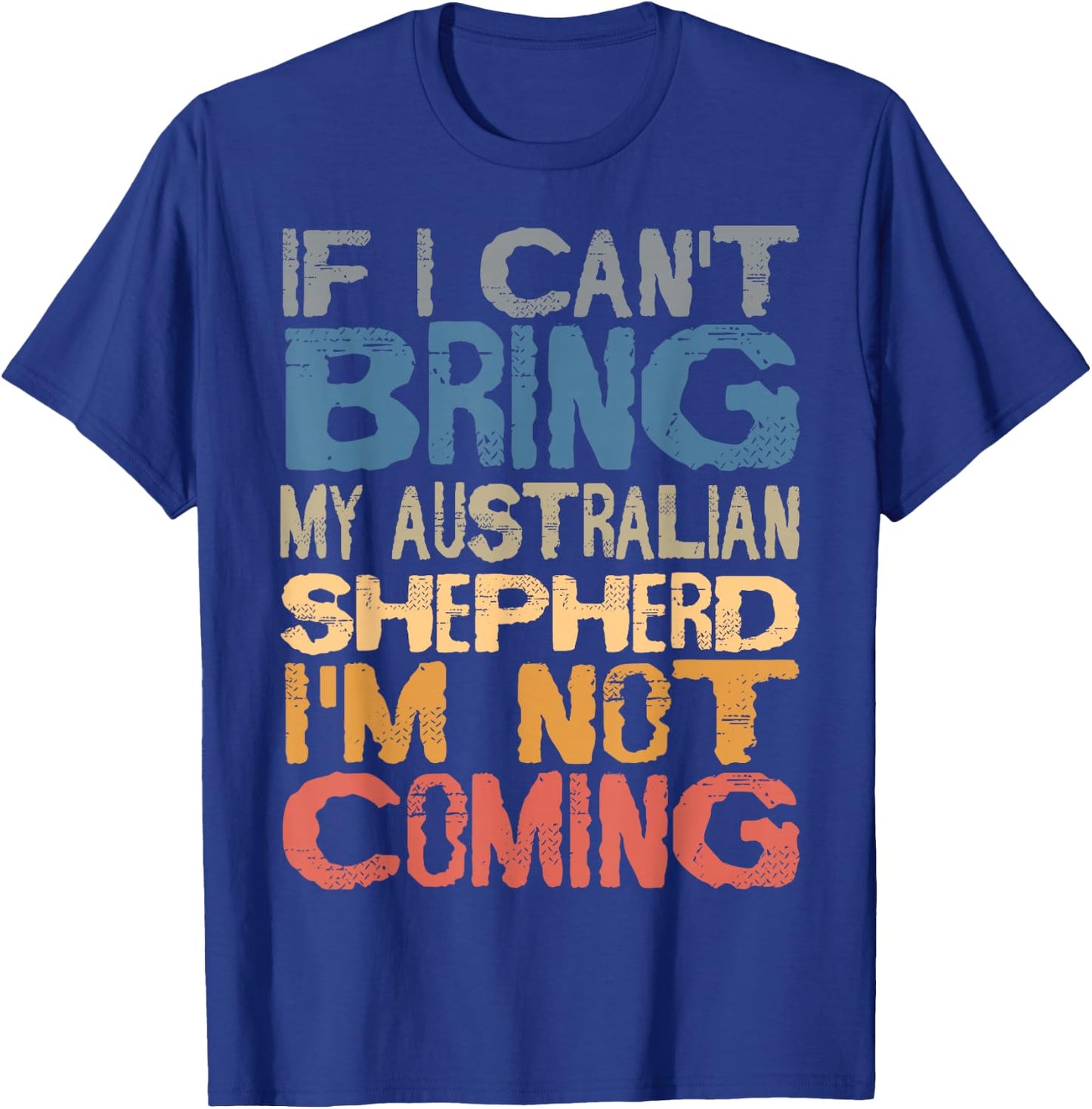 Australian Shepherd Aussie American Herding Dog Breed Women Girls Kids T-Shirt - T-Shirt | Royal