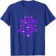 Purple Color All Work Out Purple Graphic T-Shirt - T-Shirt | Royal