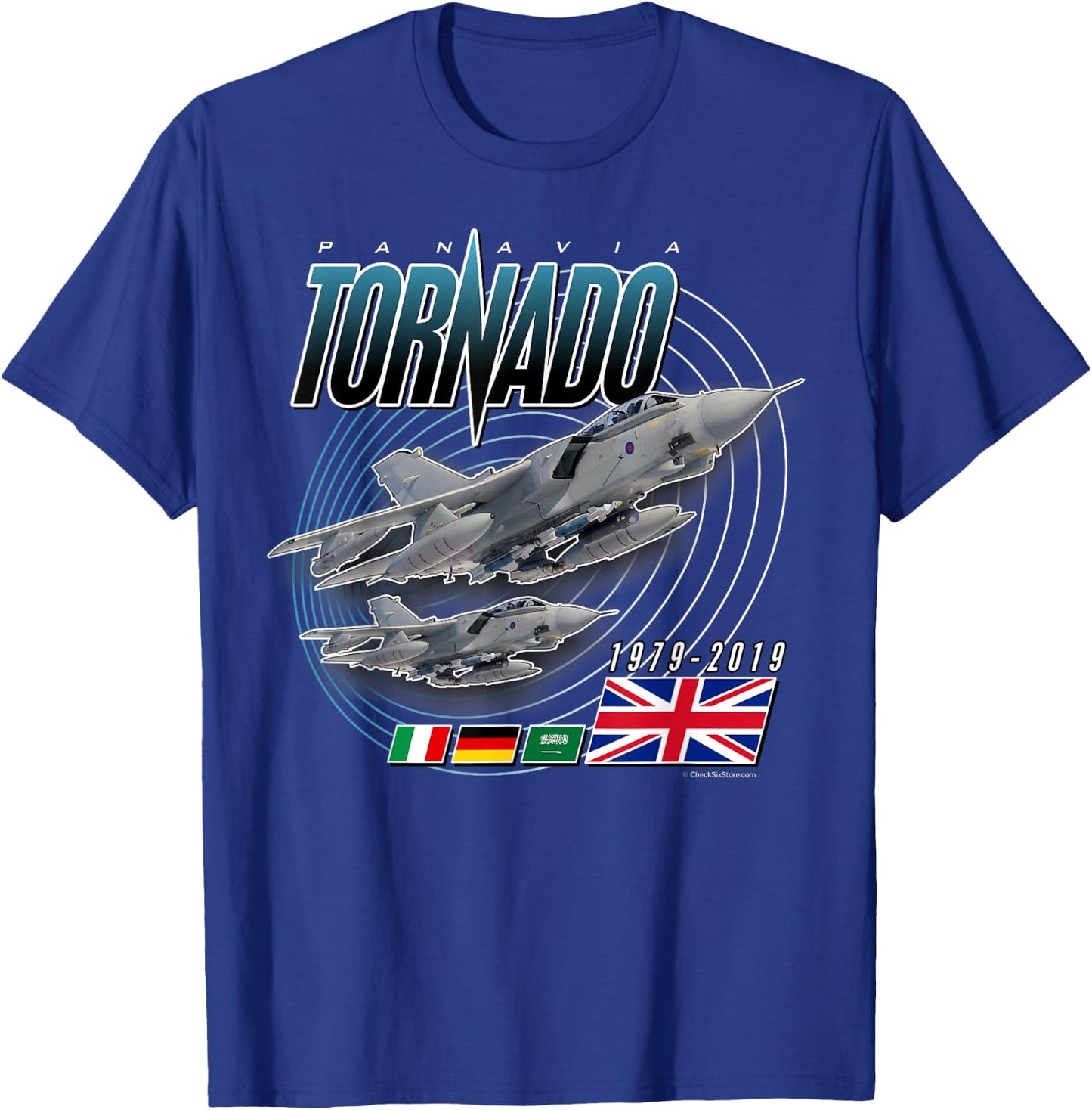 Panavia Tornado Jet 1979 - 2019 T-Shirt - T-Shirt | Royal