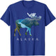 Alaska Moose Chugach National Forest State Park Souvenir T-Shirt - T-Shirt | Royal