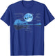 Christmas Guitar Lake Reflection Santa Claus Musician Guitar T-Shirt - T-Shirt | Royal