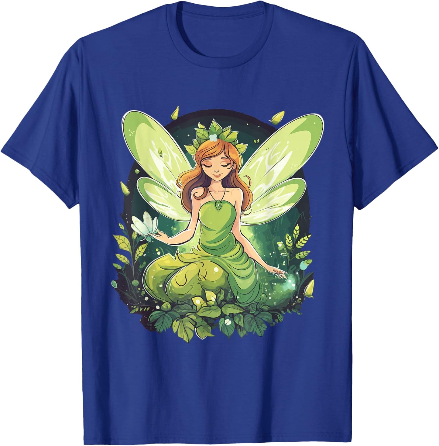 Forest Fairy , black T-Shirt - T-Shirt | Royal