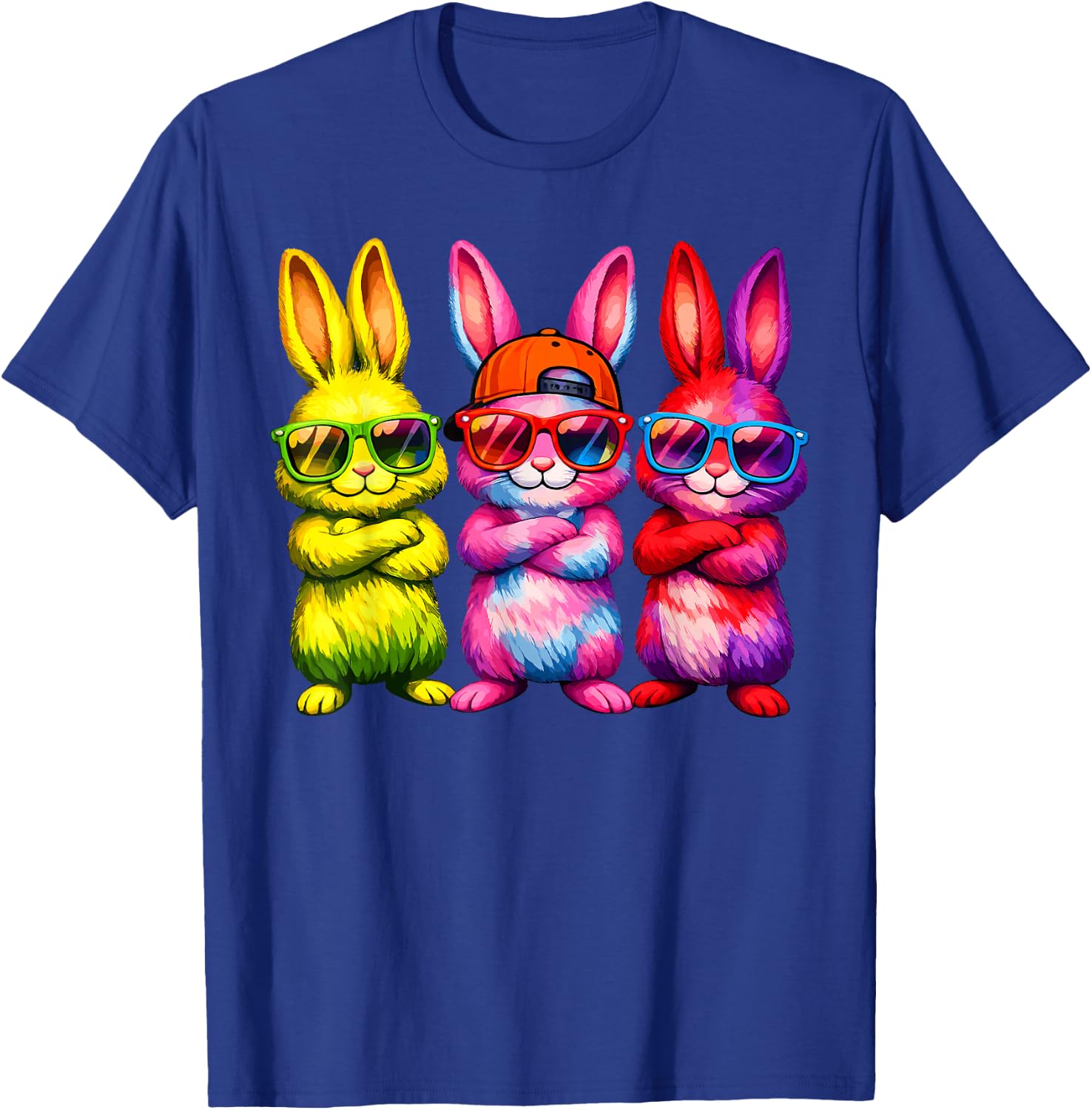 Lustige Osterhase Coole Hasen Kinder für Ostern Jungen Mädchen T-Shirt - T-Shirt | Royal