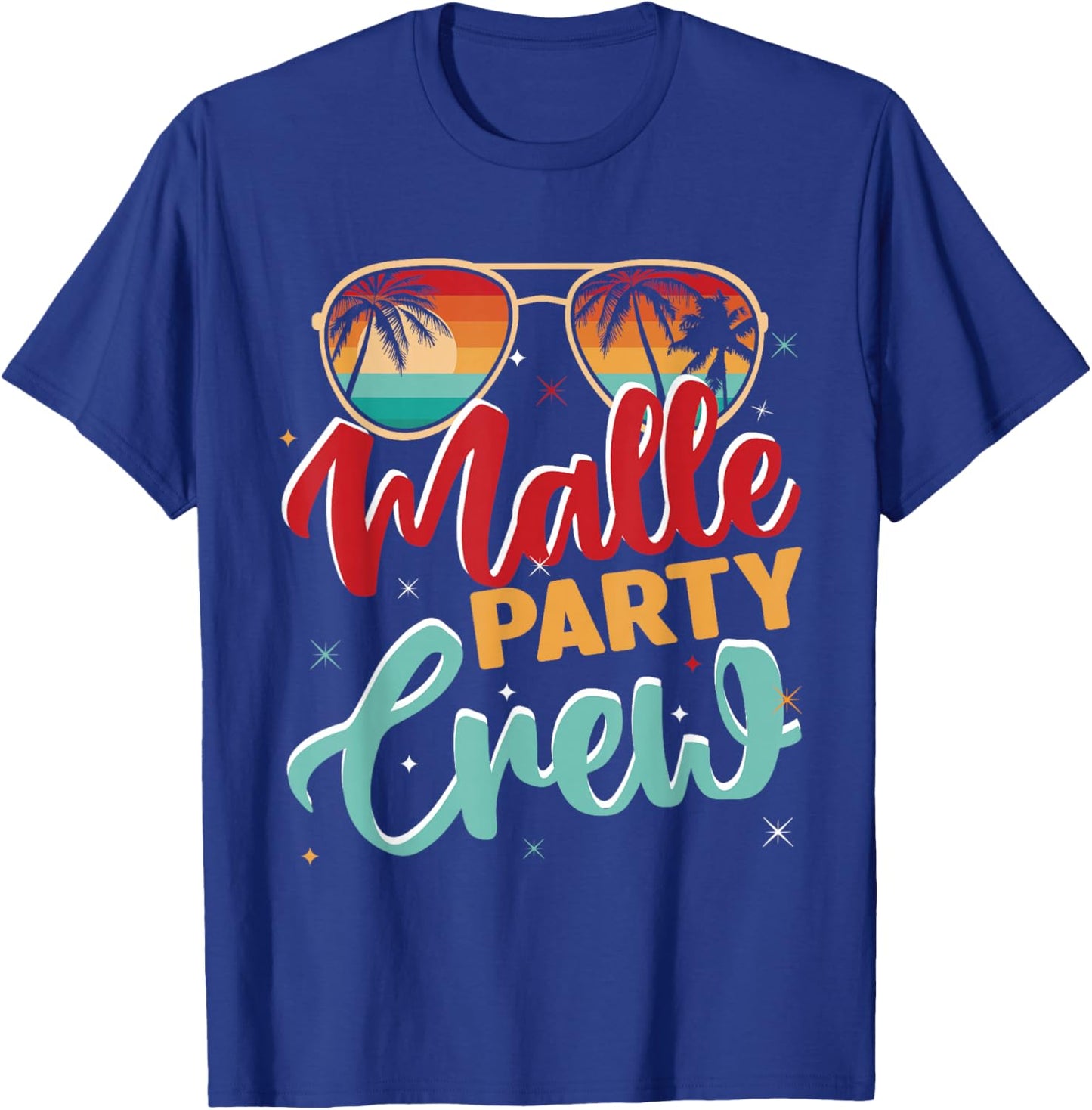Malle Party Crew Party Holiday Mallorca , black T-Shirt - T-Shirt | Royal