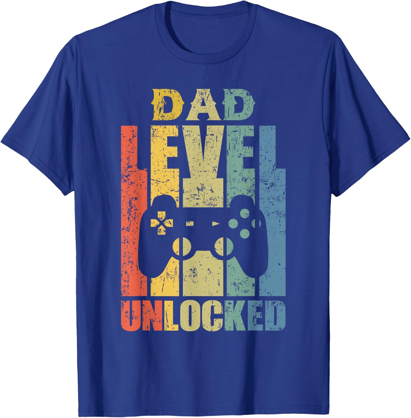 Pregnancy Announcement Dad Level Unlocked Soon to Be Father T-Shirt - T-Shirt | Royal