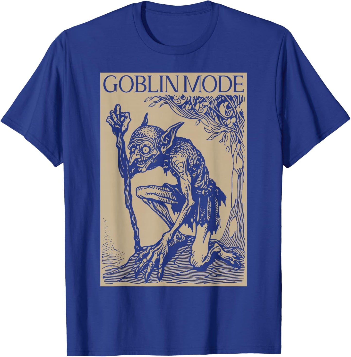 Goblin Mode | Goblincore Fairycore Medieval Grunge Aesthetic T-Shirt - T-Shirt | Royal