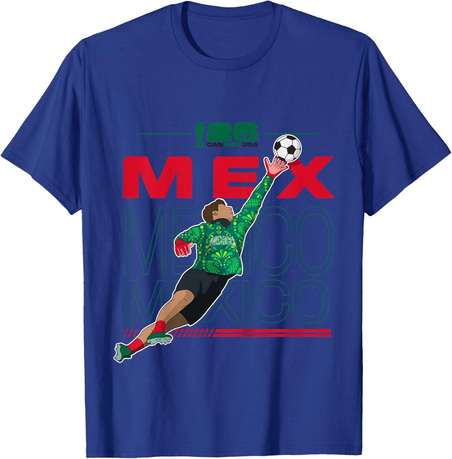 Kids FIFA WORLD CUP26 Mexico Host Country Save T-Shirt - T-Shirt | Royal