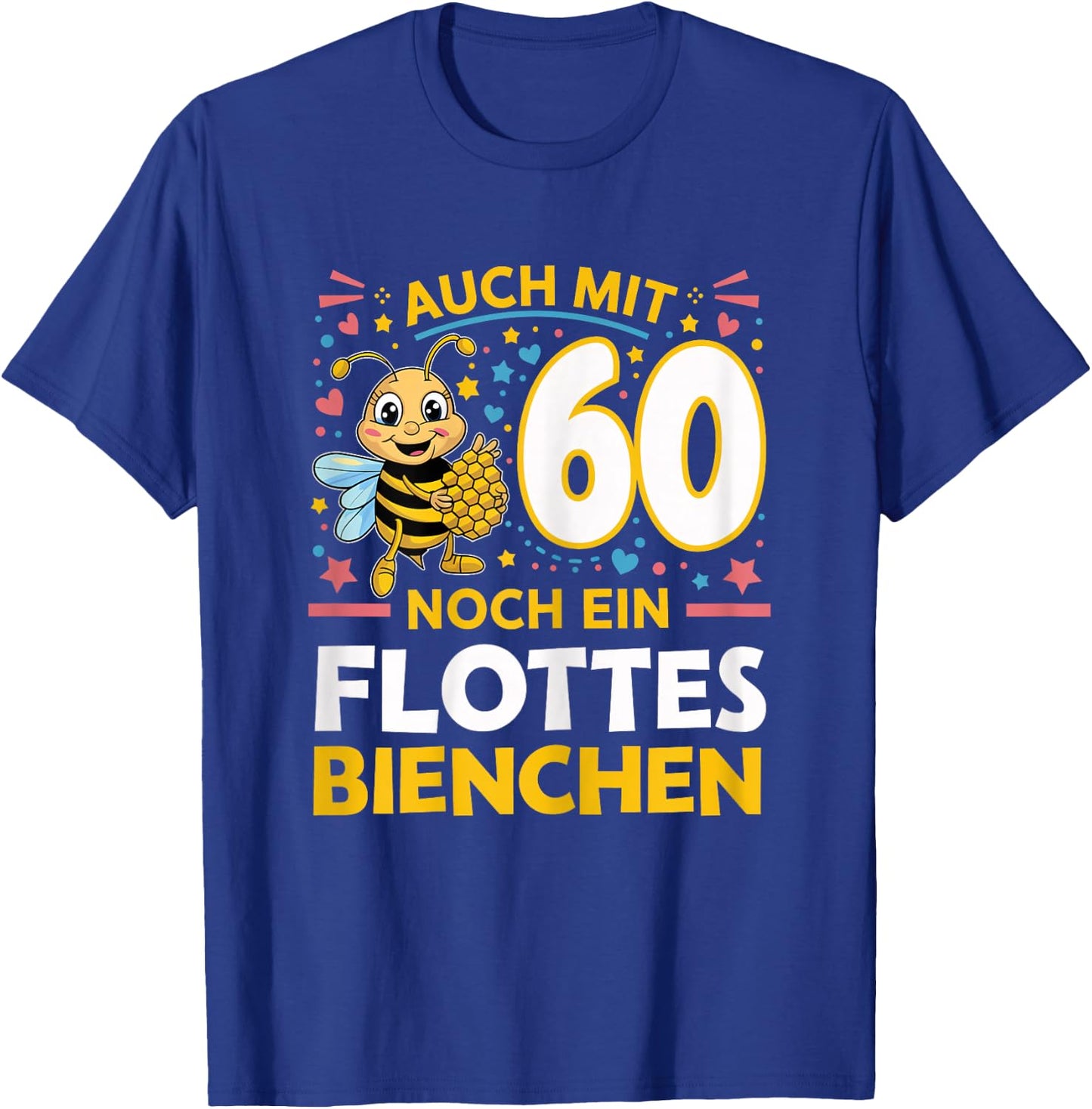 60th Birthday Woman 60 Years 1964 Decorative Funny Gift Women's , black T-Shirt - T-Shirt | Royal