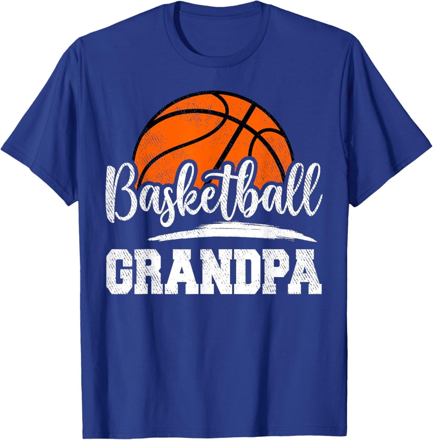 Basketball Grandpa Basketball Player Game Day Father's Day T-Shirt - T-Shirt | Royal