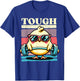 Funny Baby Chick Gym Teen Girls Women One Tough Chick T-Shirt - T-Shirt | Royal