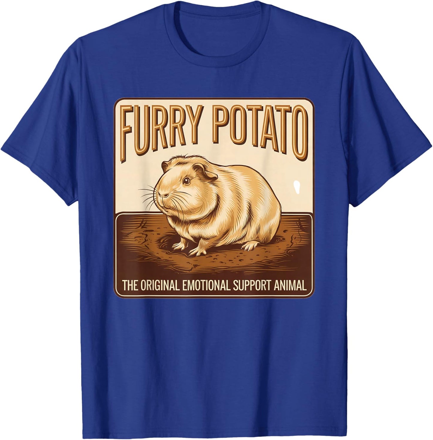 Guinea Pig Lover – Cute Pet Enthusiast Design T-Shirt - T-Shirt | Royal