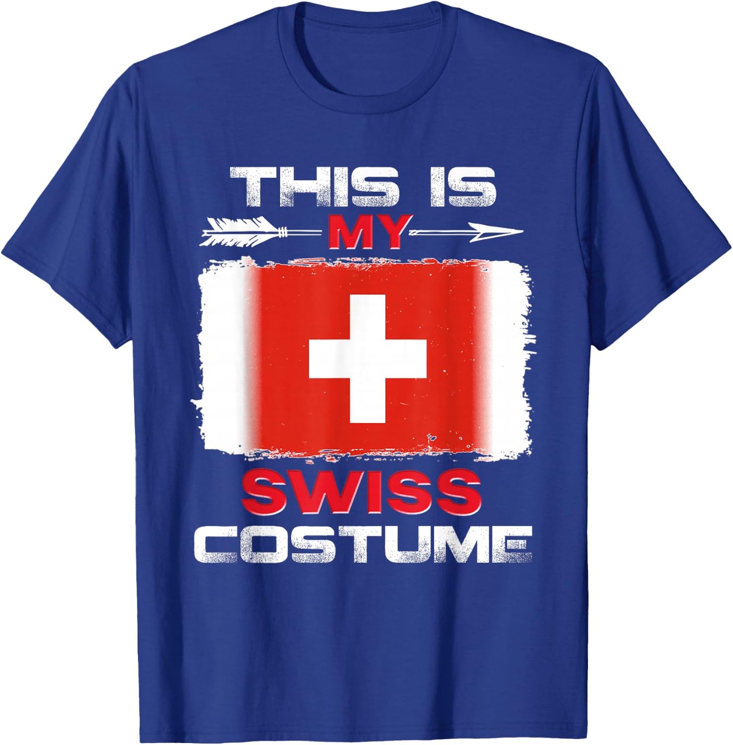 Das ist mein Schweizer Kostüm Schweiz , black T-Shirt - T-Shirt | Royal
