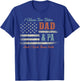 I Have Two Titles Dad & Pa and Rock Them Both USA Flag T-Shirt - T-Shirt | Royal